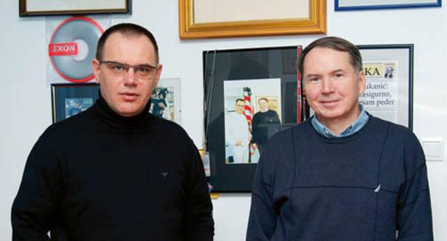Spokesperson and his new boss: Ivo Pukanic and William Montgomery, the unbreakable bond