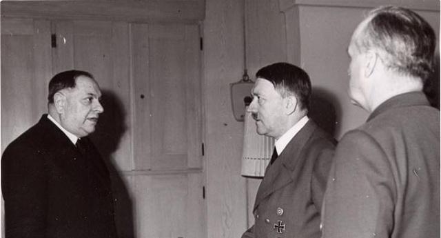Ni luk jeli, ni Jevreje ubijali: Milan Nedić sa šefom Adolfom Hitlerom